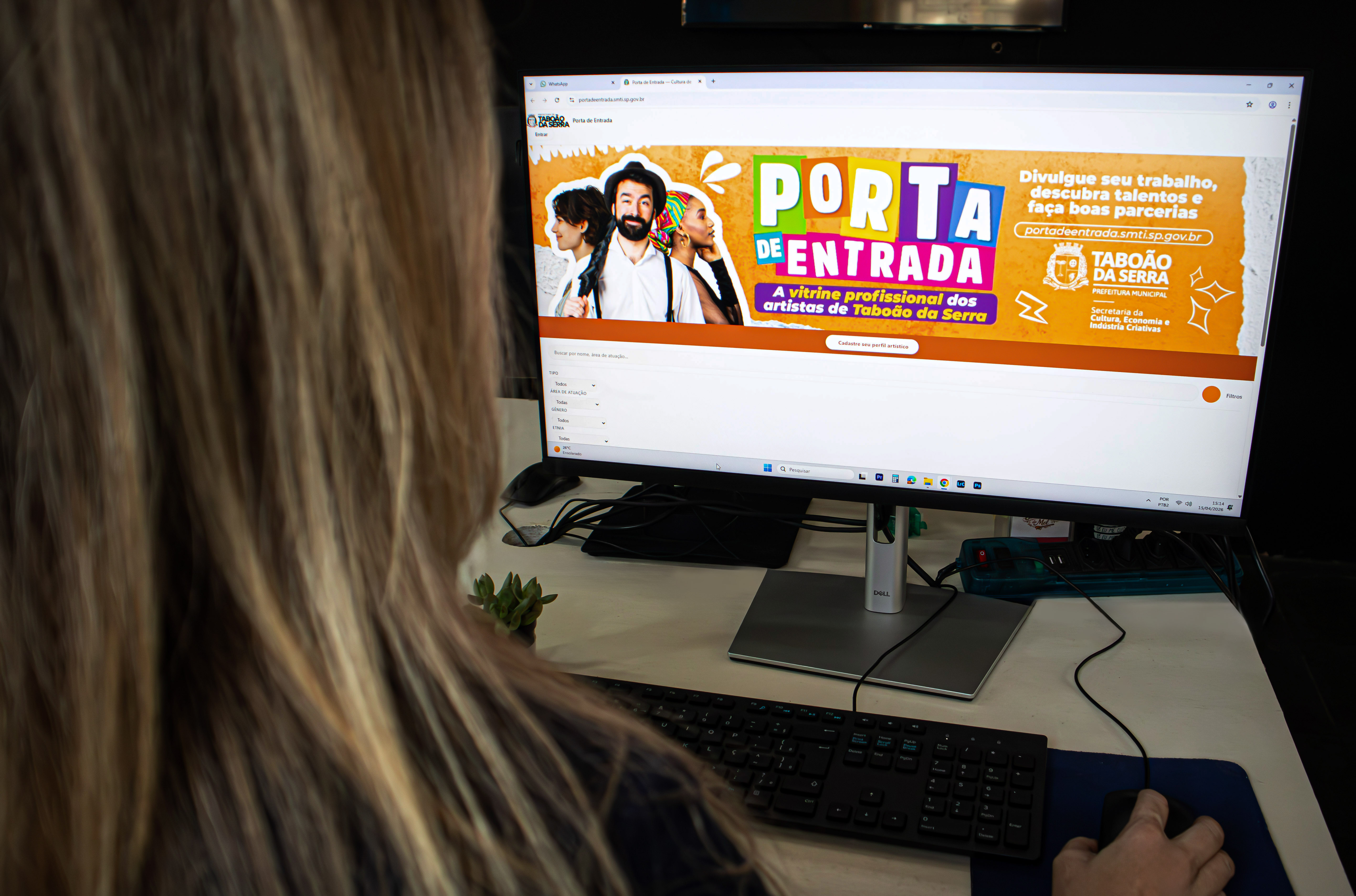 Foto da reportagem Taboão da Serra lança plataforma Porta de Entrada para cadastro de fazedores de cultura